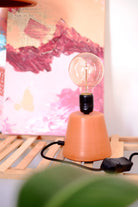 Zef Design-Teikhos - Terracotta Dim Edilebilir Masa Lambası-Masa Lambası-2-Milagron.com