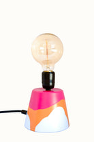 Zef Design-Teikhos - Terracotta Vişne Dim Edilebilir Masa Lambası-Masa Lambası-1-Milagron.com