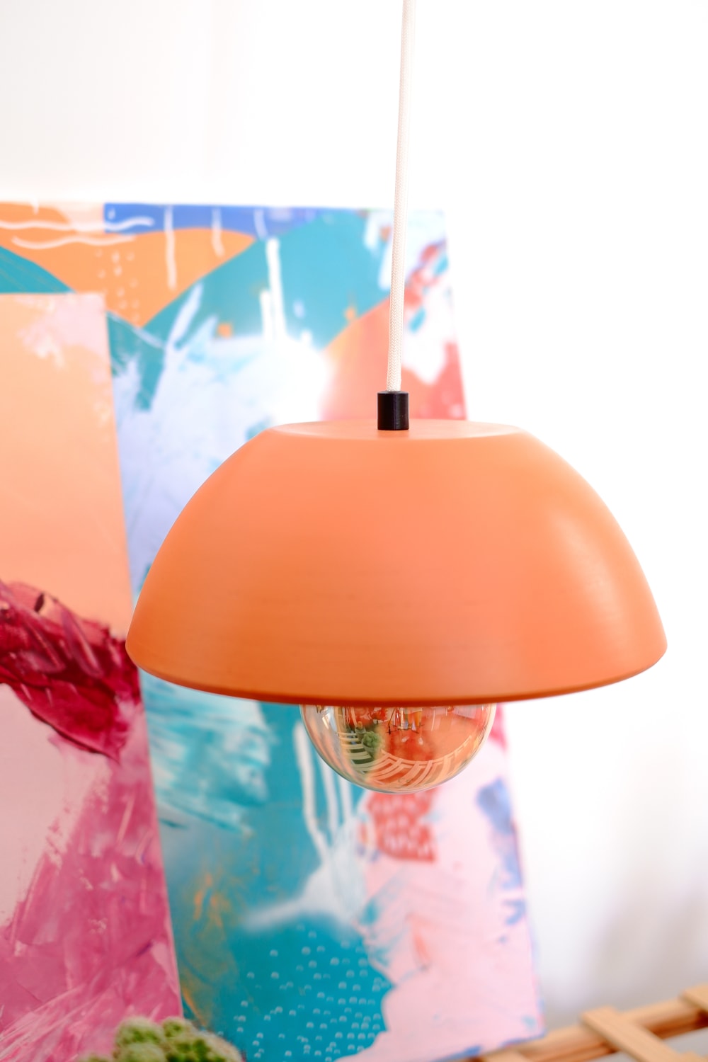 Zef Design-Temnos - Terracotta Avize ,Beyaz Kablo-Avize-2-Milagron.com