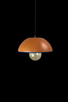 Zef Design-Temnos - Terracotta Mavi Avize , Siyah Kablo-Avize-1-Milagron.com