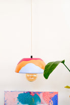 Zef Design-Temnos - Terracotta Vişne Avize , Beyaz Kablo-Avize-2-Milagron.com