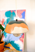 Zef Design-Temnos - Terracotta Yeşil Avize , Beyaz Kablo-Avize-2-Milagron.com