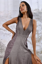 Zhe Dress Ancient Rose - Bohem Maxi Kadın Elbise - 6