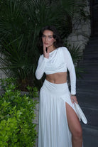 Zhiva-Blendie Set In White-Alt - Üst Takım-2-Milagron.com