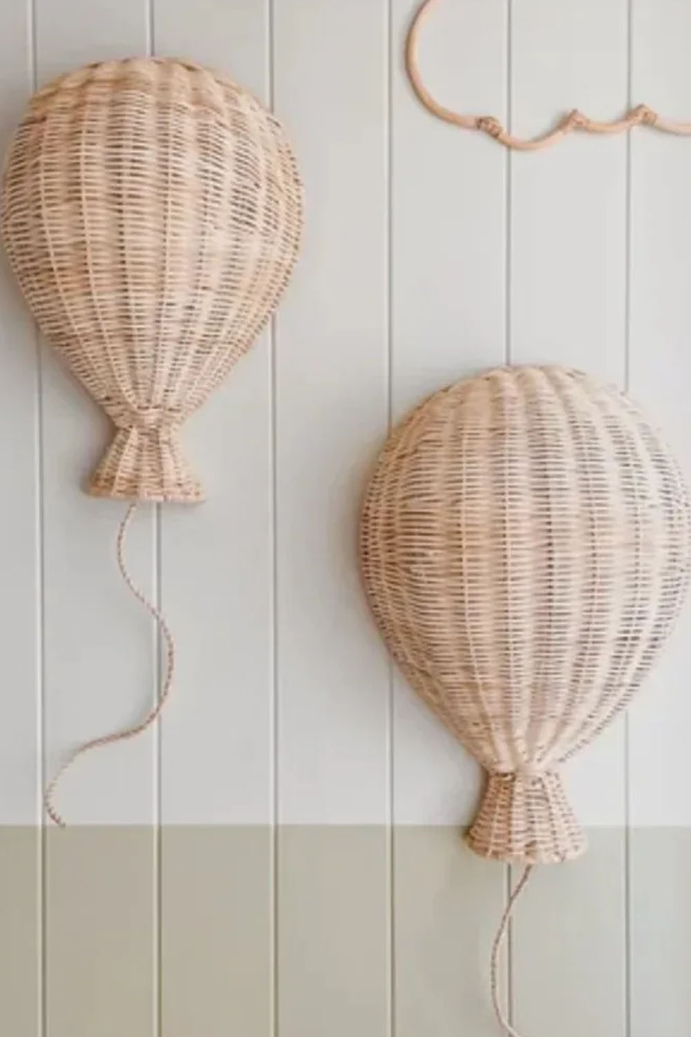 Zoa Collection-2'li Rattan Balon-Duvar Dekorları-3-Milagron.com