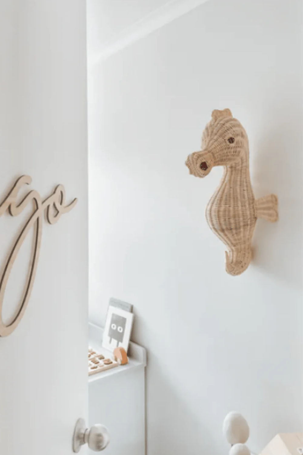 Zoa Collection-Rattan Deniz Atı Duvar Dekoru-Duvar Dekorları-1-Milagron.com