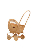 Zoa Collection-Rattan Oyuncak Bebek Arabası-Oyuncak Bebek & Oyun Setleri-2-Milagron.com