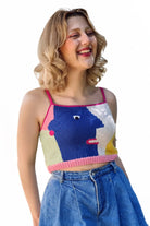 Zone Design Store-El Örgüsü Bluz | Mavili-Bluz-3-Milagron.com