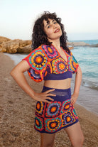 Zone Design Store-Plaj Giyim - Bluz & Etek Takımı | Boho-Elbise-3-Milagron.com