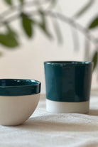 Zuzu Clay-Earth Teal Kahve Bardağı-Bardak-2-Milagron.com