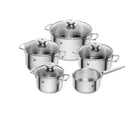 Zwilling 666700000 Focus 5 Parça Paslanmaz Çelik Tencere Seti