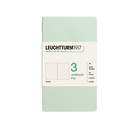 Leuchtturm1917 Jottbook Pur A6 64 Numaralandırılmış Sayfa Noktalı 3'Lü Paket Defter Mint Green 400724