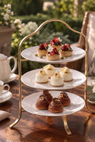 Memonza-Ameli 3 Katlı Pirinç Servislik, Pirinç-Sunum Aksesuarları-2-Milagron.com