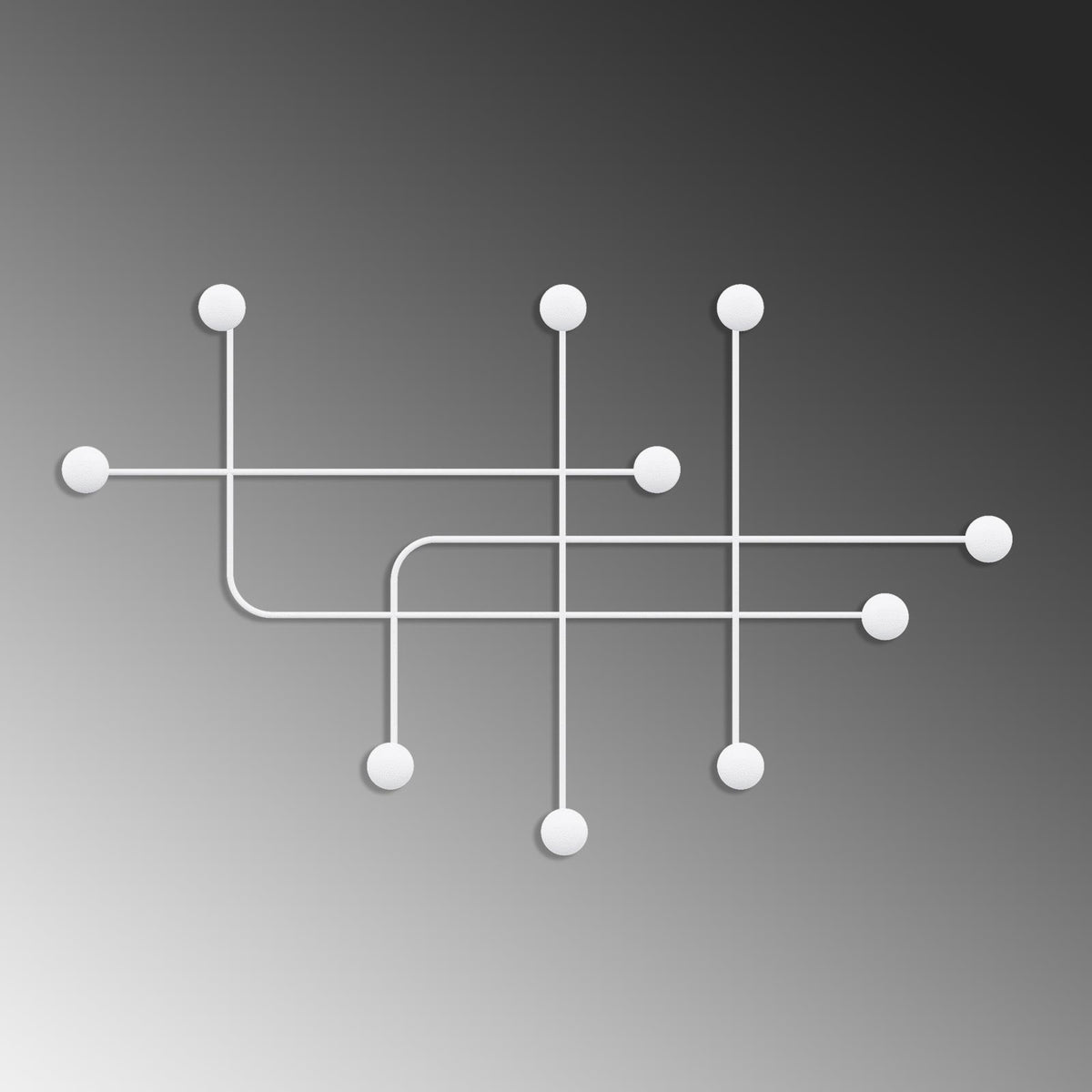 Amt-004-B Dekoratif Metal Askılık 
