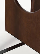 Apollo Oval Yemek Masası 180X90 Cm Koyu Meşe