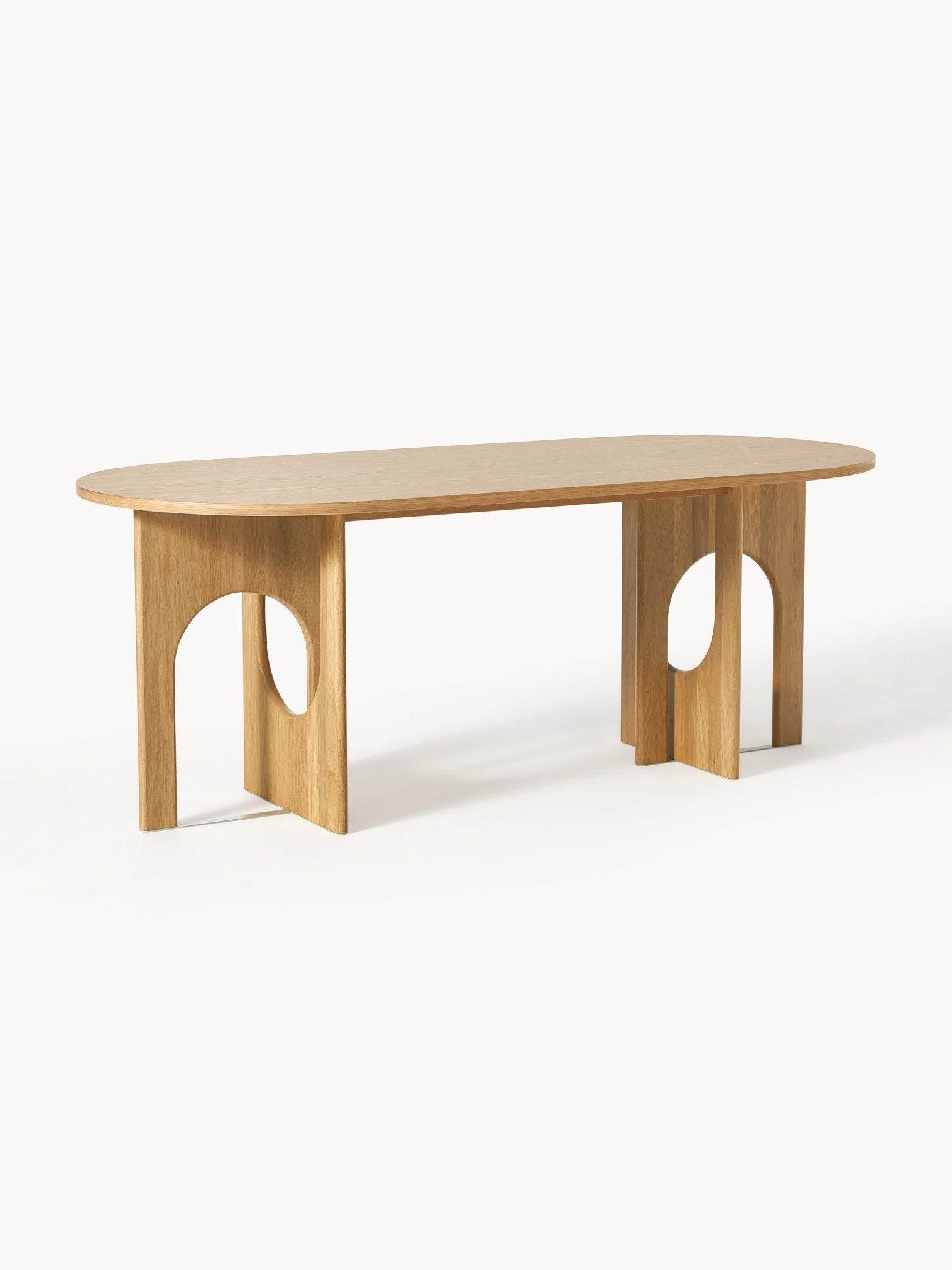 Apollo Oval Yemek Masası Modern Lüks Tasarım 200 Cm