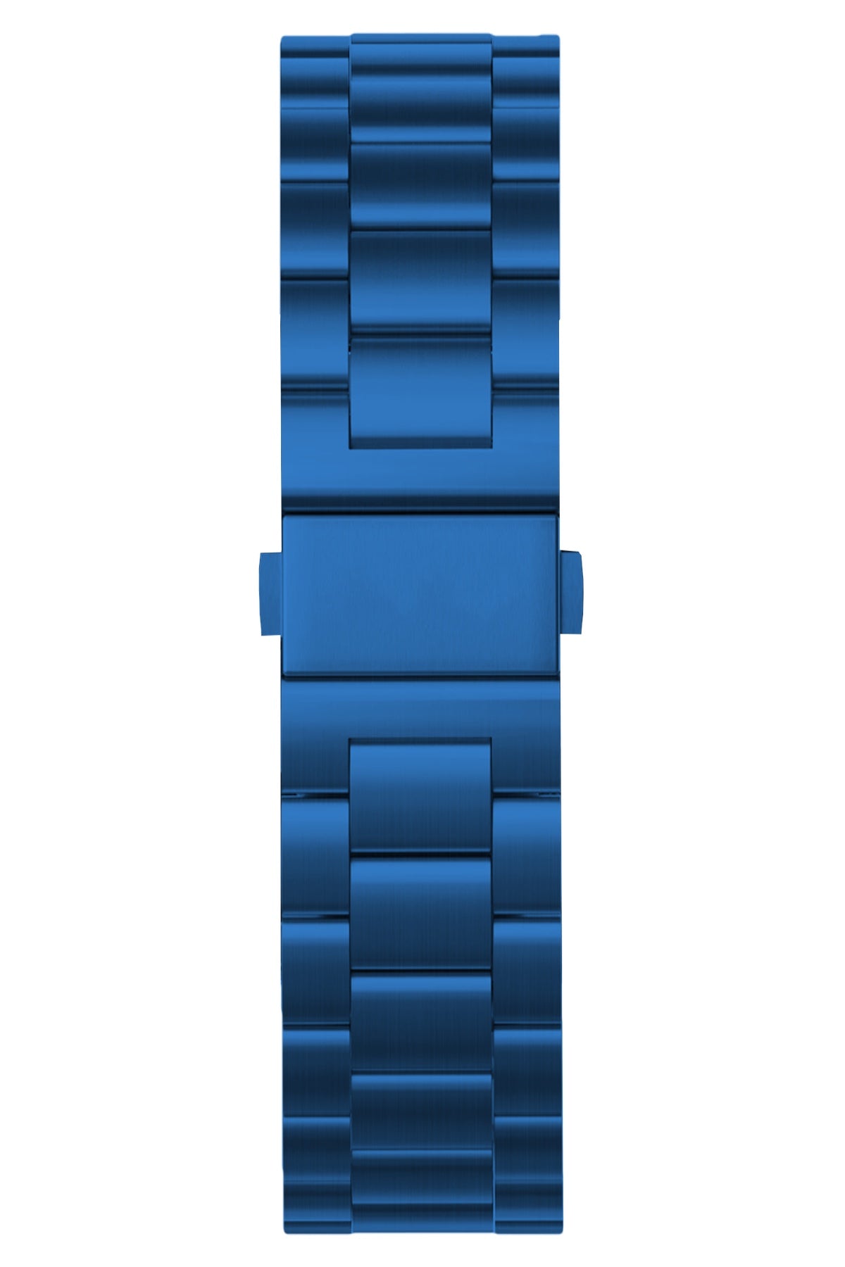 Apple Watch Uyumlu Üç Bakla Çelik Loop Kordon Mavi