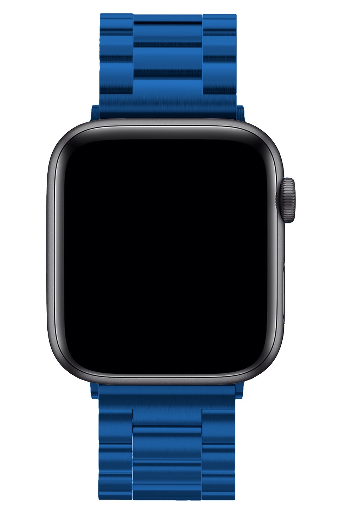 Apple Watch Uyumlu Üç Bakla Çelik Loop Kordon Mavi