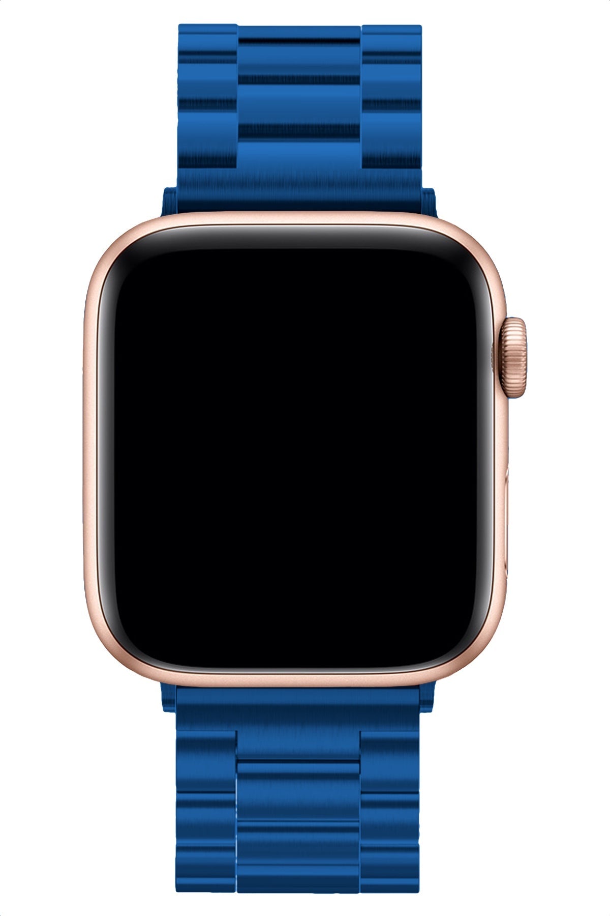 Apple Watch Uyumlu Üç Bakla Çelik Loop Kordon Mavi