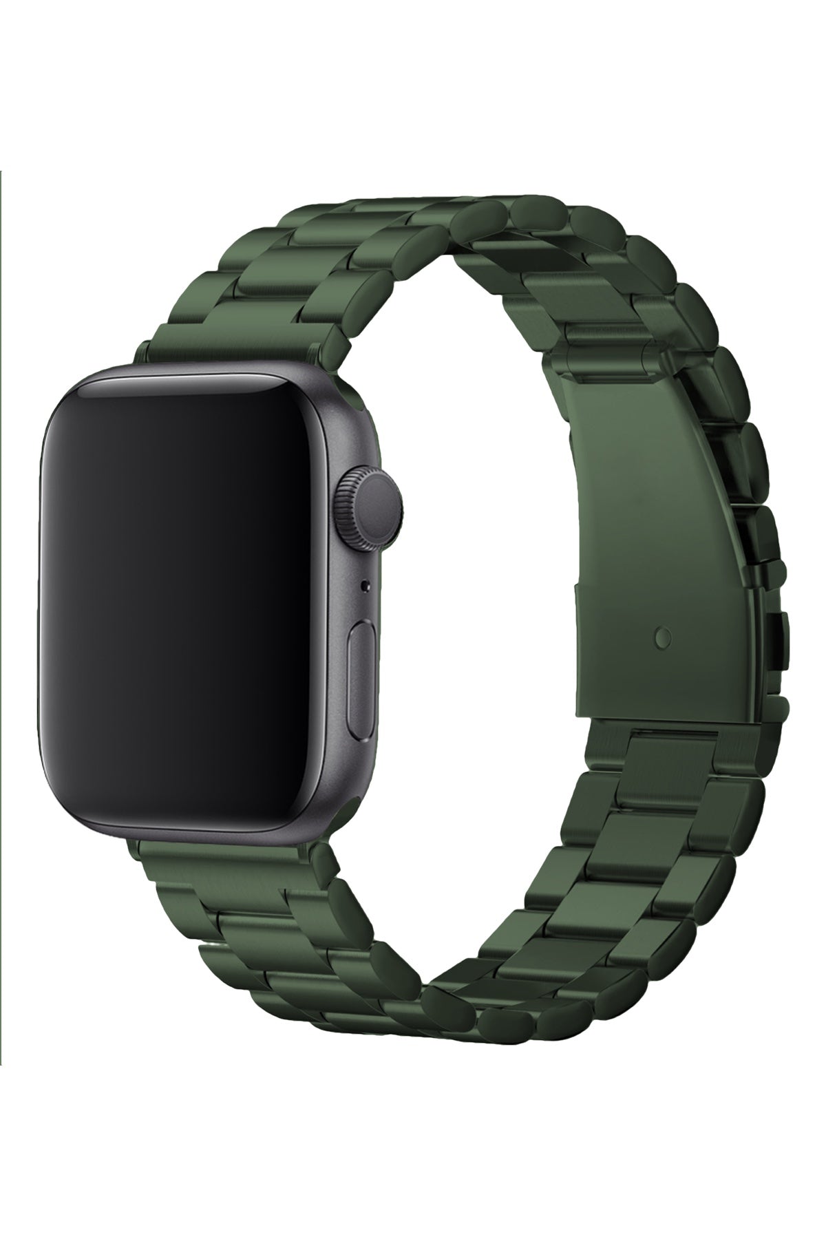Apple Watch Uyumlu Üç Bakla Çelik Loop Kordon Yeşil
