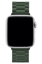 Apple Watch Uyumlu Üç Bakla Çelik Loop Kordon Yeşil