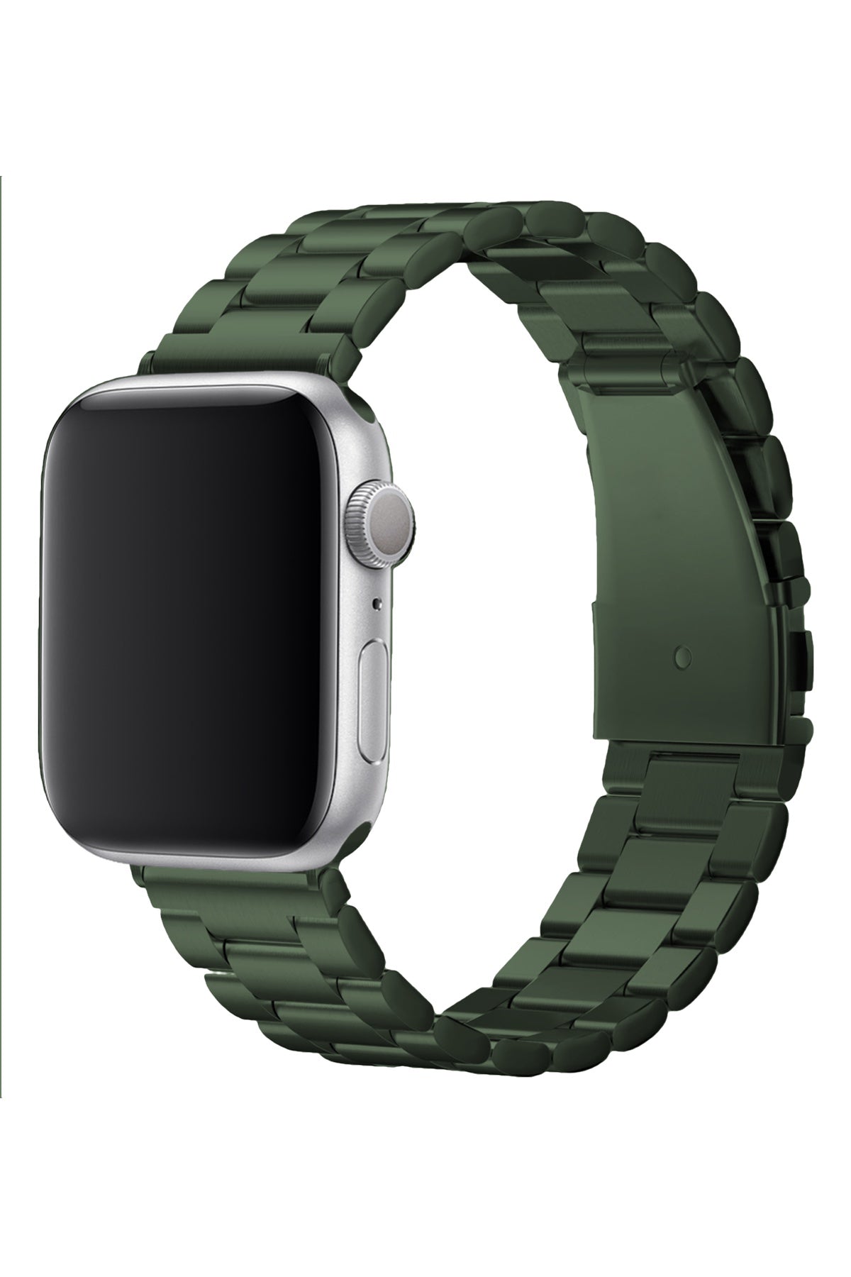 Apple Watch Uyumlu Üç Bakla Çelik Loop Kordon Yeşil