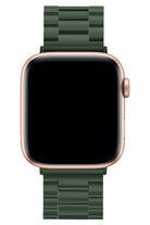 Apple Watch Uyumlu Üç Bakla Çelik Loop Kordon Yeşil