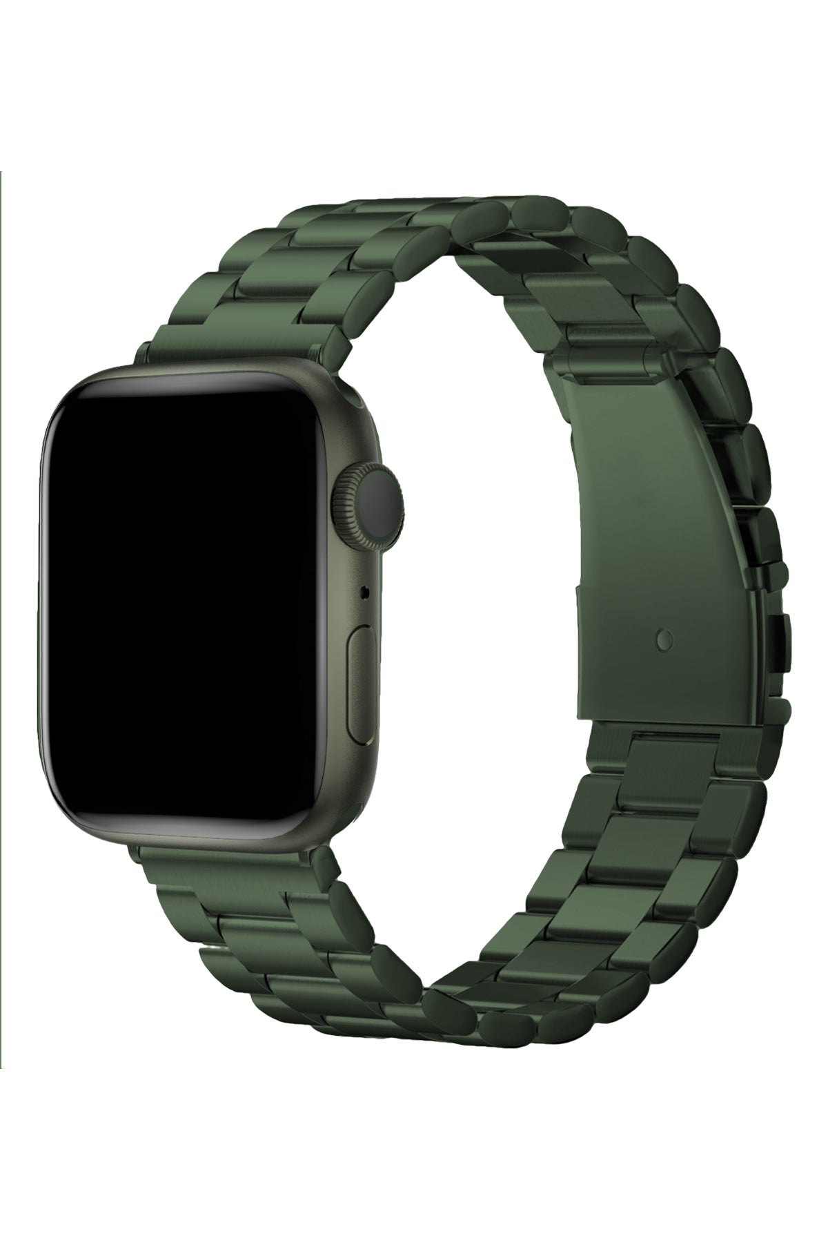Apple Watch Uyumlu Üç Bakla Çelik Loop Kordon Yeşil