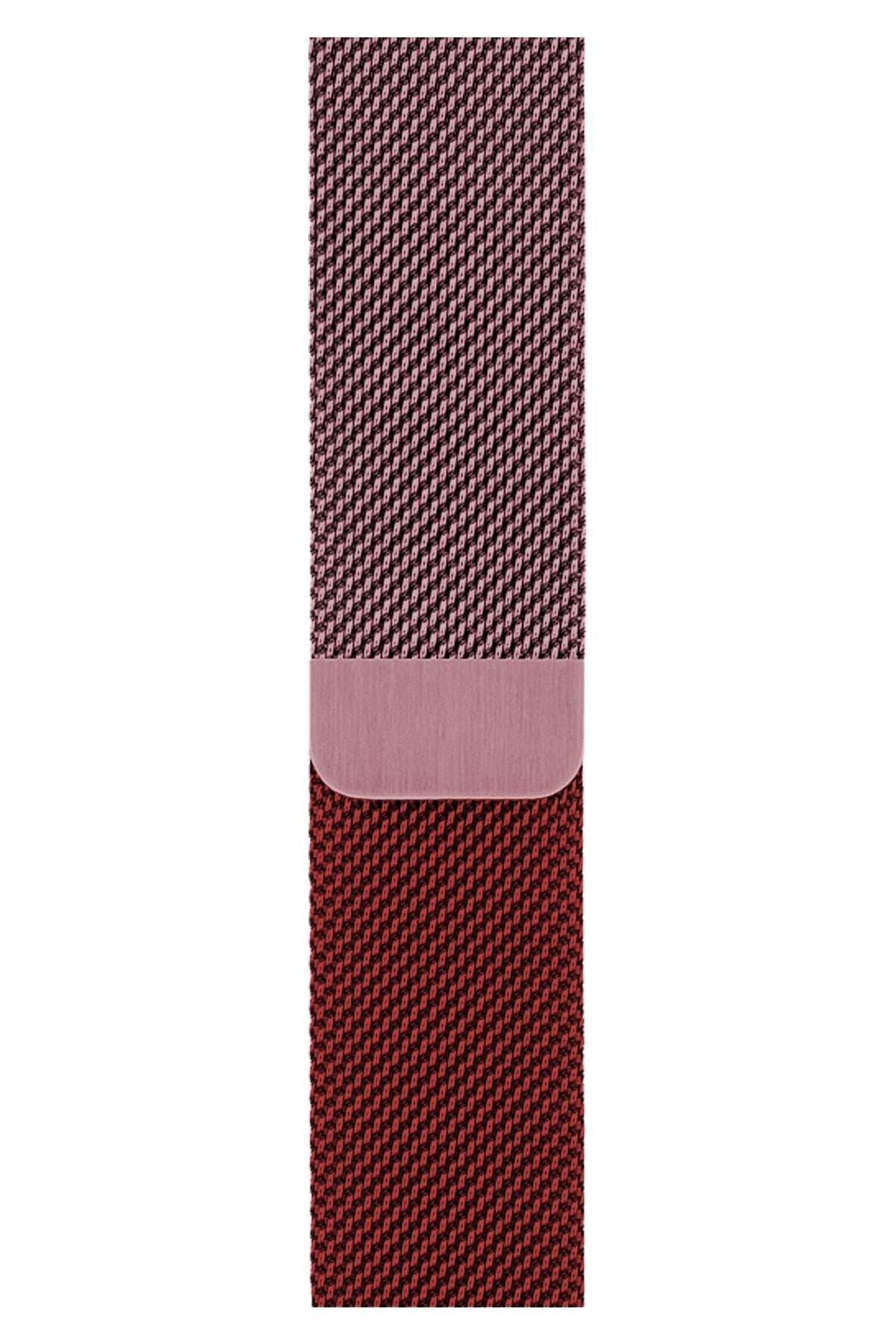 Apple Watch Uyumlu Metal Milano Loop Rose Red