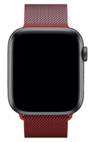 Apple Watch Uyumlu Metal Milano Loop Rose Red