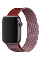 Apple Watch Uyumlu Metal Milano Loop Rose Red