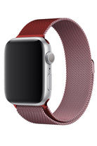 Apple Watch Uyumlu Metal Milano Loop Rose Red