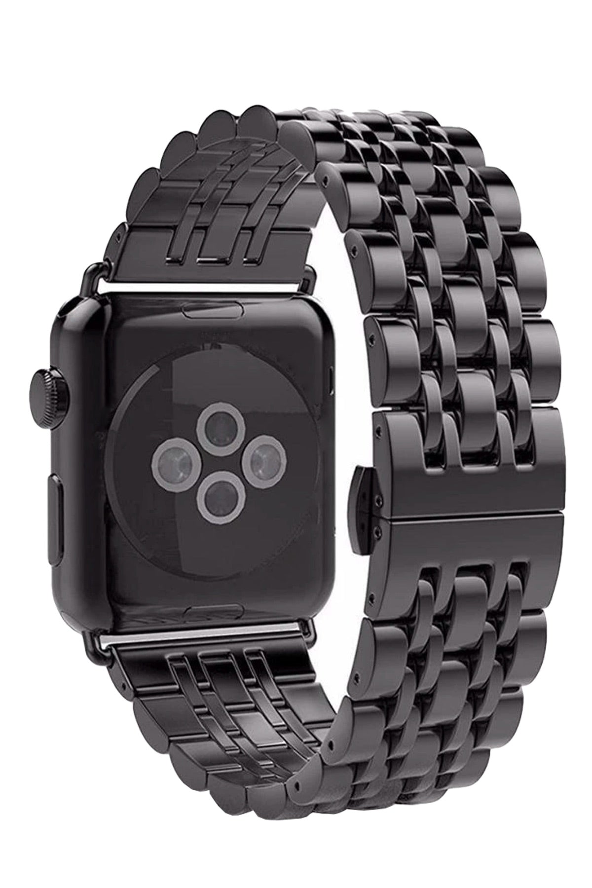 Apple Watch Uyumlu Klasik Çelik Loop Kordon Siyah