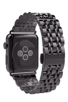 Apple Watch Uyumlu Klasik Çelik Loop Kordon Siyah