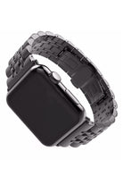 Apple Watch Uyumlu Klasik Çelik Loop Kordon Siyah