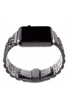 Apple Watch Uyumlu Klasik Çelik Loop Kordon Siyah