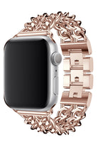 Apple Watch Uyumlu Çelik Zincir Loop Kordon Rose Gold