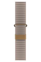 Apple Watch Uyumlu Premium Deri Loop Kordon Almond