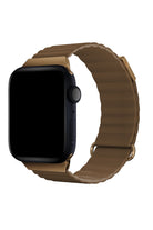 Apple Watch Uyumlu Premium Deri Loop Kordon Tawny