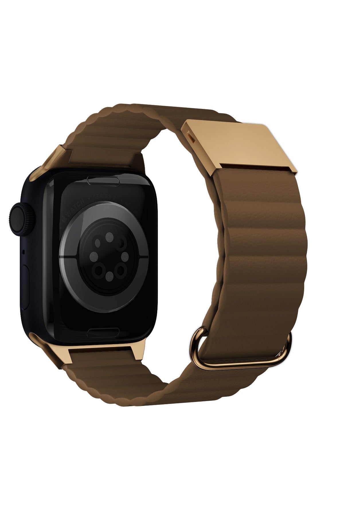 Apple Watch Uyumlu Premium Deri Loop Kordon Tawny