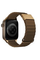 Apple Watch Uyumlu Premium Deri Loop Kordon Tawny