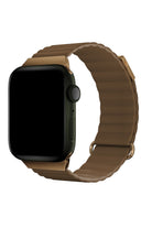 Apple Watch Uyumlu Premium Deri Loop Kordon Tawny