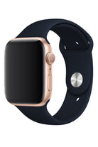 Apple Watch Uyumlu Silikon Spor Kordon Gece Mavi