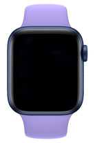 Apple Watch Uyumlu Silikon Spor Kordon Mauve