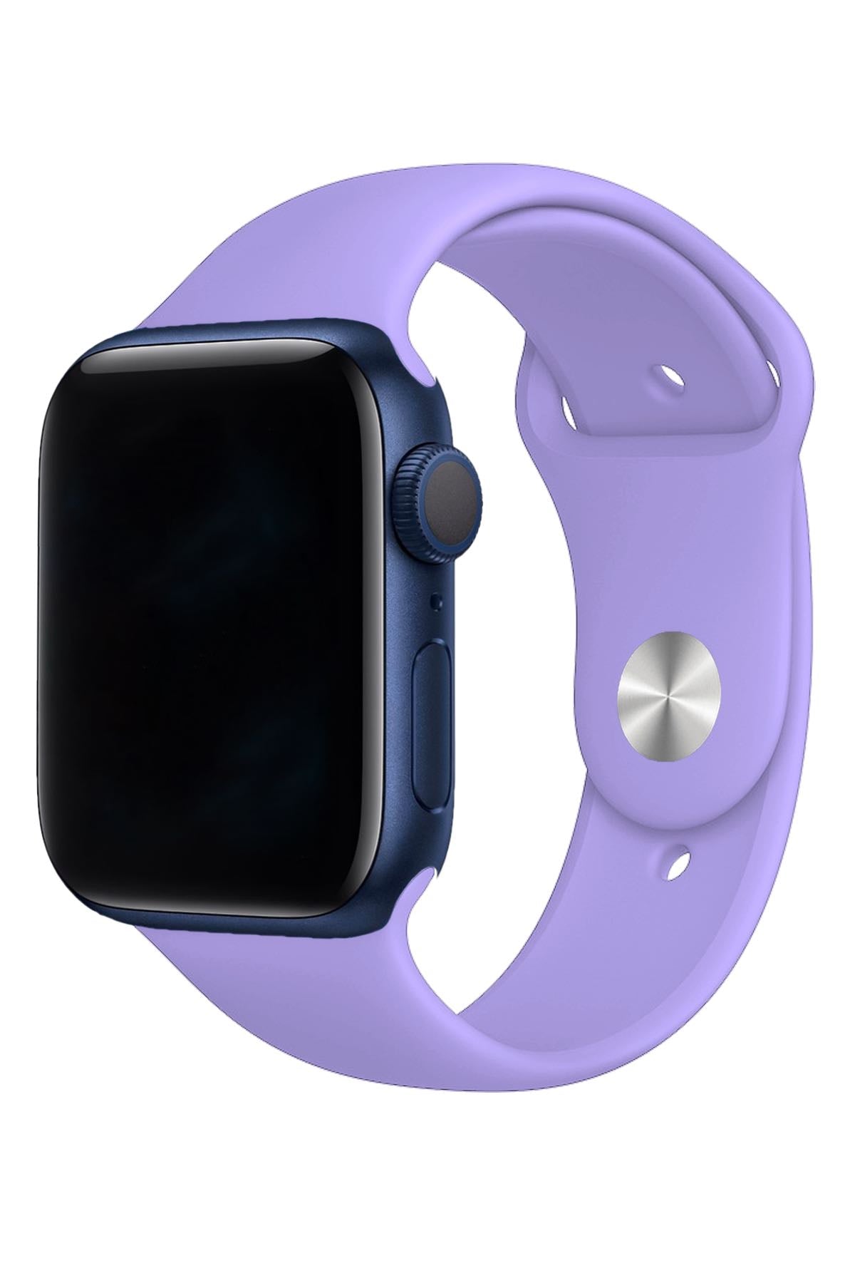 Apple Watch Uyumlu Silikon Spor Kordon Mauve