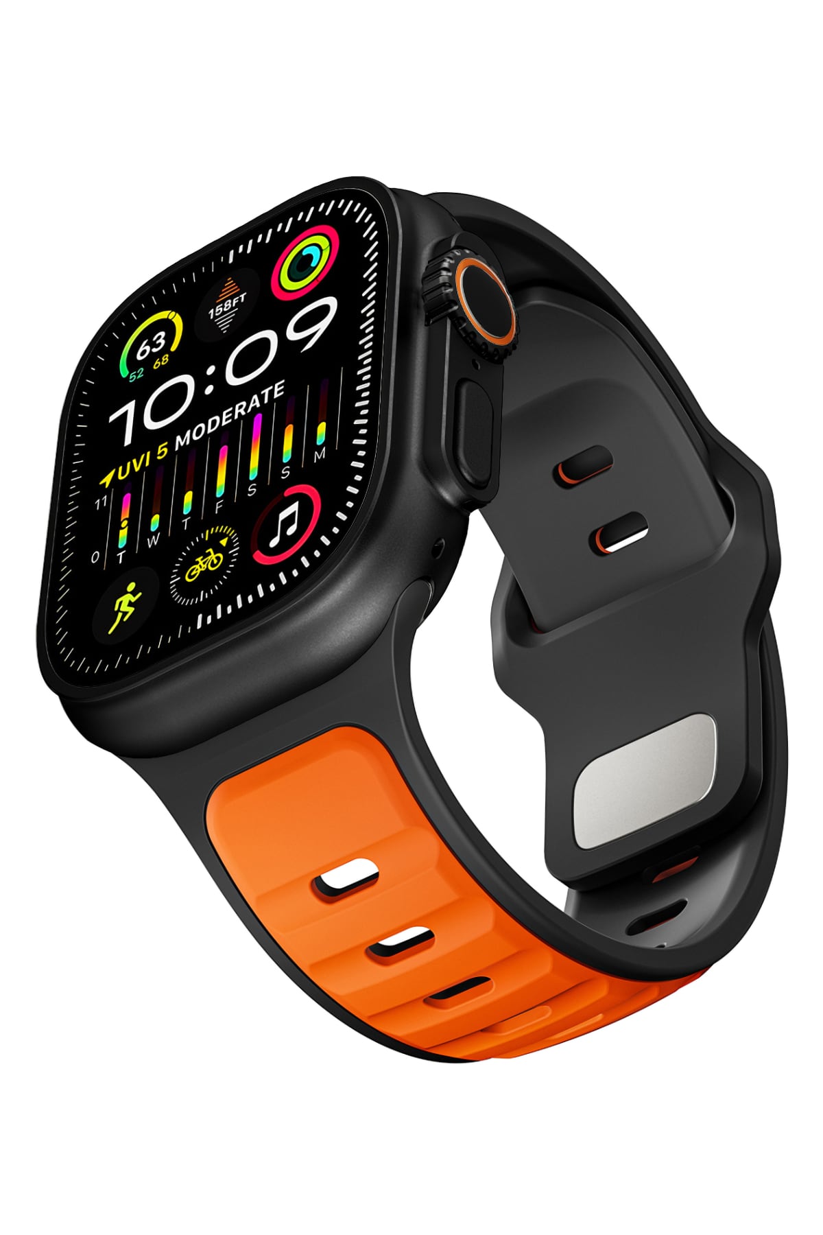Apple Watch Ultra Uyumlu Dualflex Kordon Blazecore