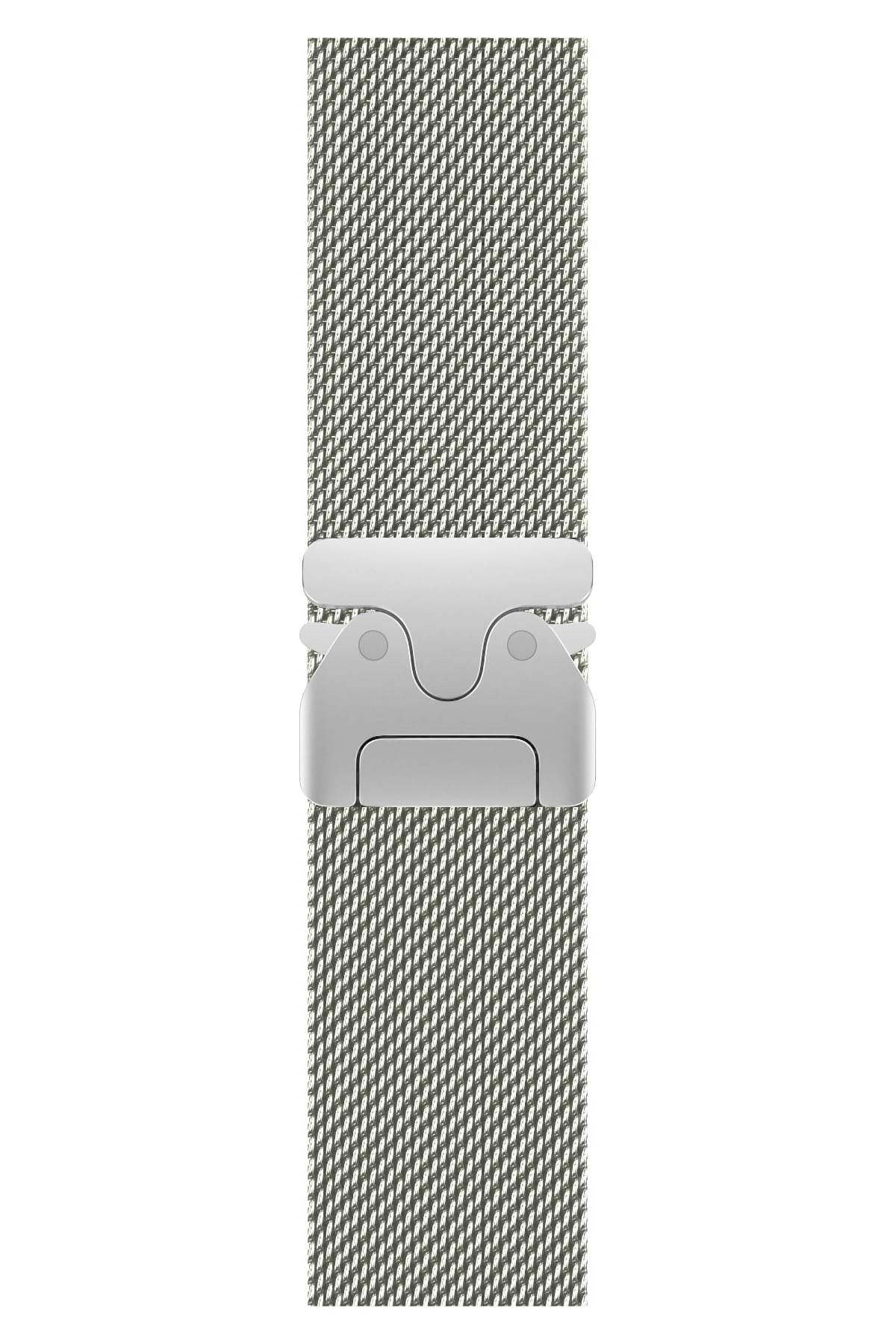Apple Watch Ultra Uyumlu İNce Örgü Milano Loop Gümüş