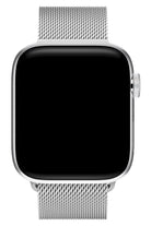 Apple Watch Ultra Uyumlu İNce Örgü Milano Loop Gümüş