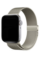 Apple Watch Ultra Uyumlu İNce Örgü Milano Loop Titanyum