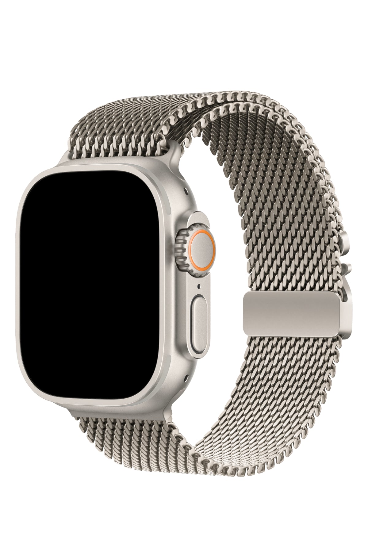 Apple Watch Ultra Uyumlu Kalın Örgü Milano Loop Starlight